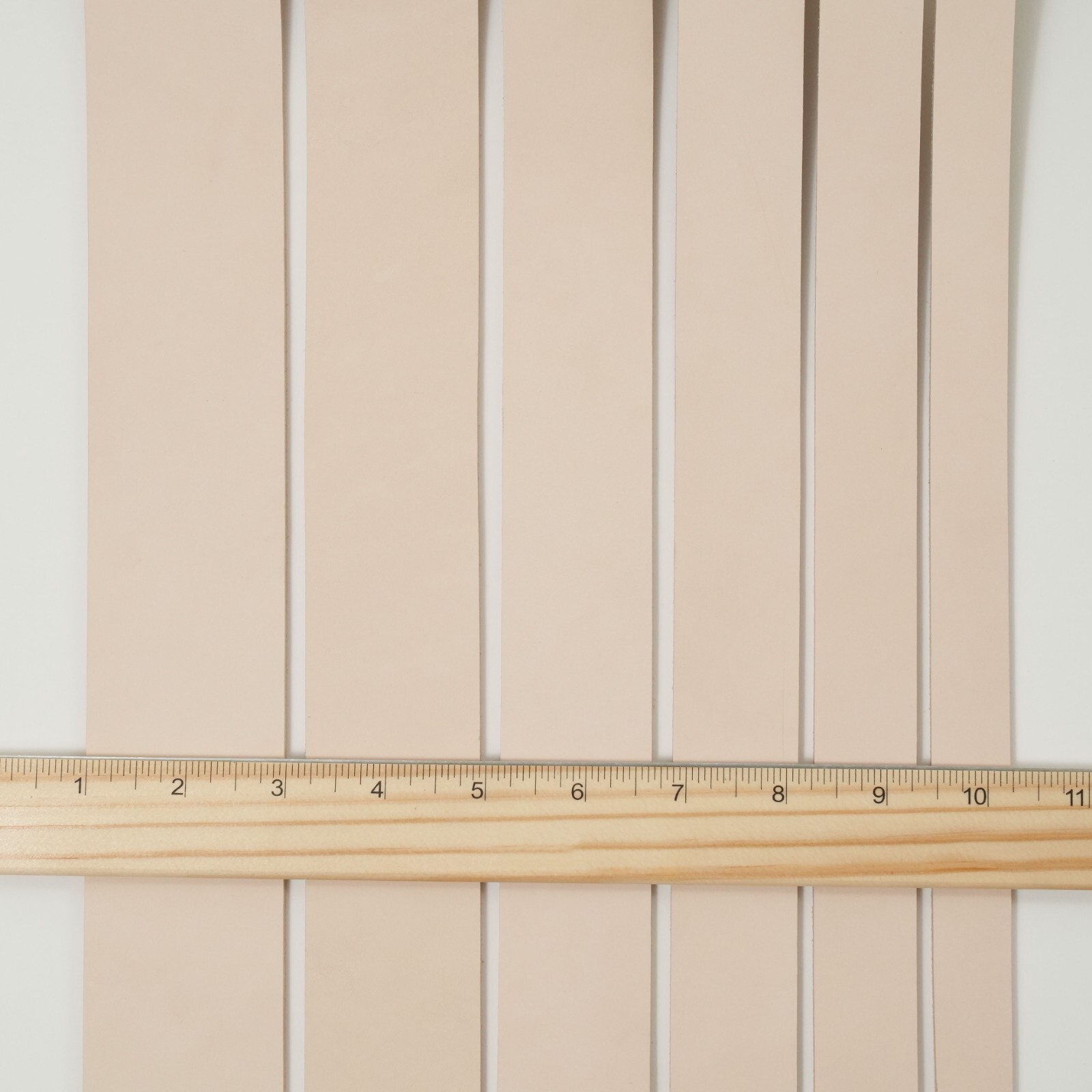 Veg Tan Leather Straps 2-3oz to 5-6oz Full Grain Leather Strips Belt Blanks