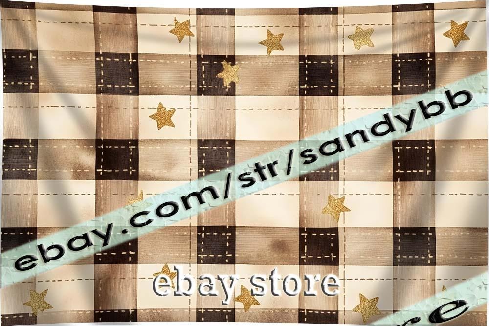 Classic Check Tapestry Rustic Style 39X59 in
