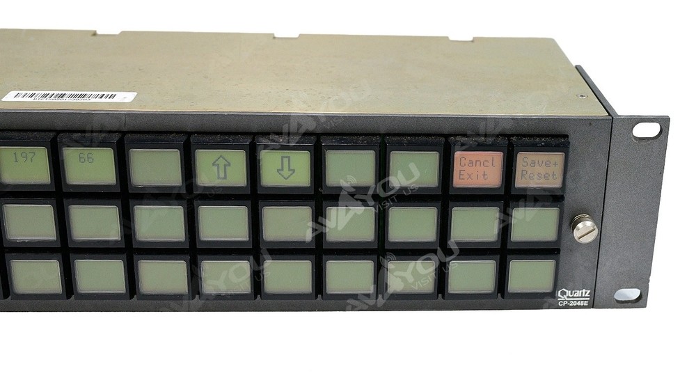 Evertz CP-2048E 2RU 48-Button Remote Router Control Panel 2RU