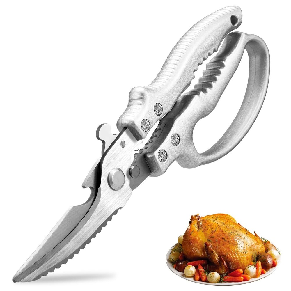 Heavy Duty Kitchen Scissors, Poultry Shears for Meat, Chicken, Bone, Turkey, ...