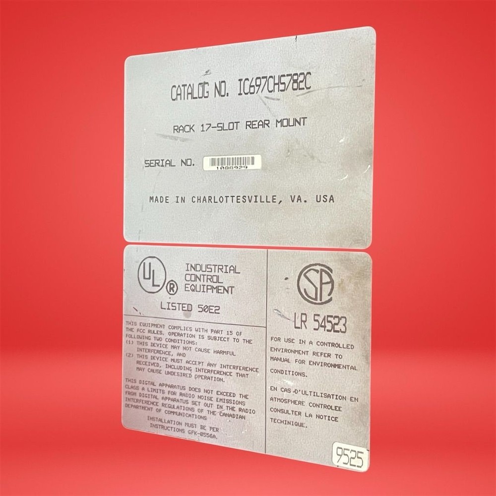 GE Fanuc Series 90-70 PLC CPU & Power Supply Programmable Logic Controller