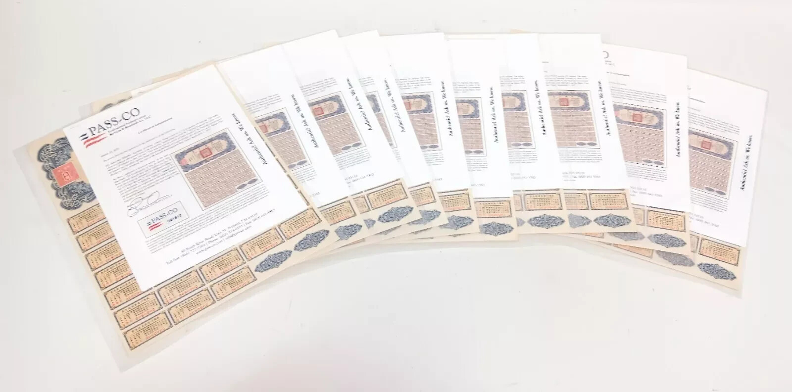 1937 Republic of China Liberty Bond CN$10 4% Interest w/ Pass-Co COA