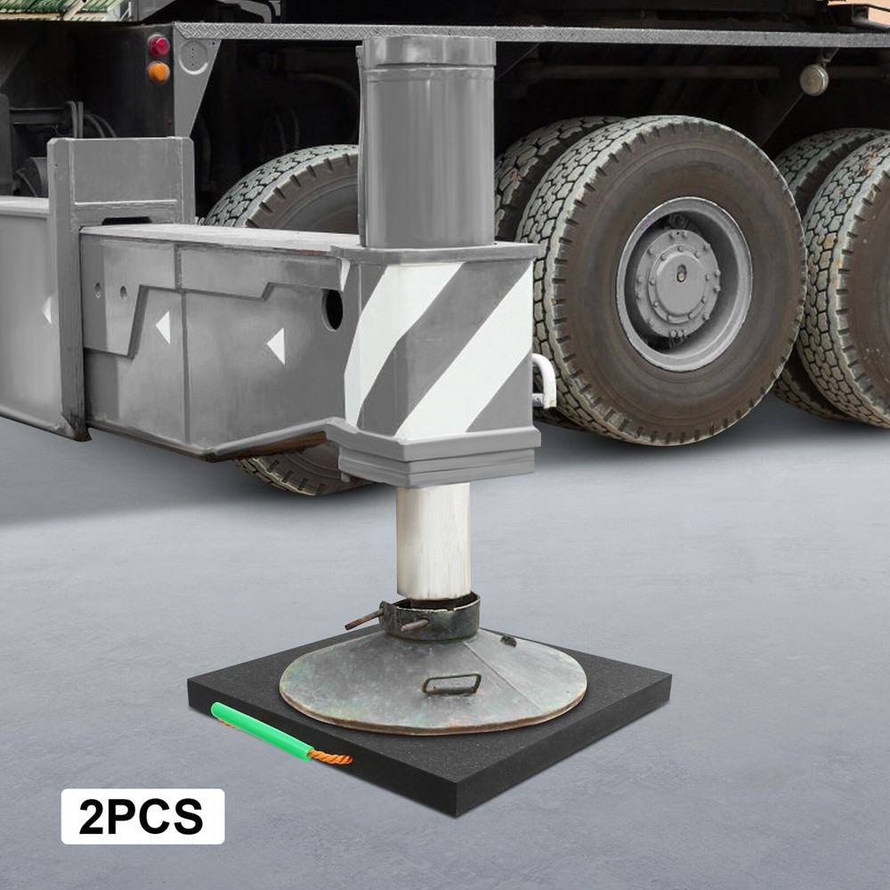 2pcs Medium Size Support Pads Heavy Duty Stabilizing Blocks 5-80T Support Pads
