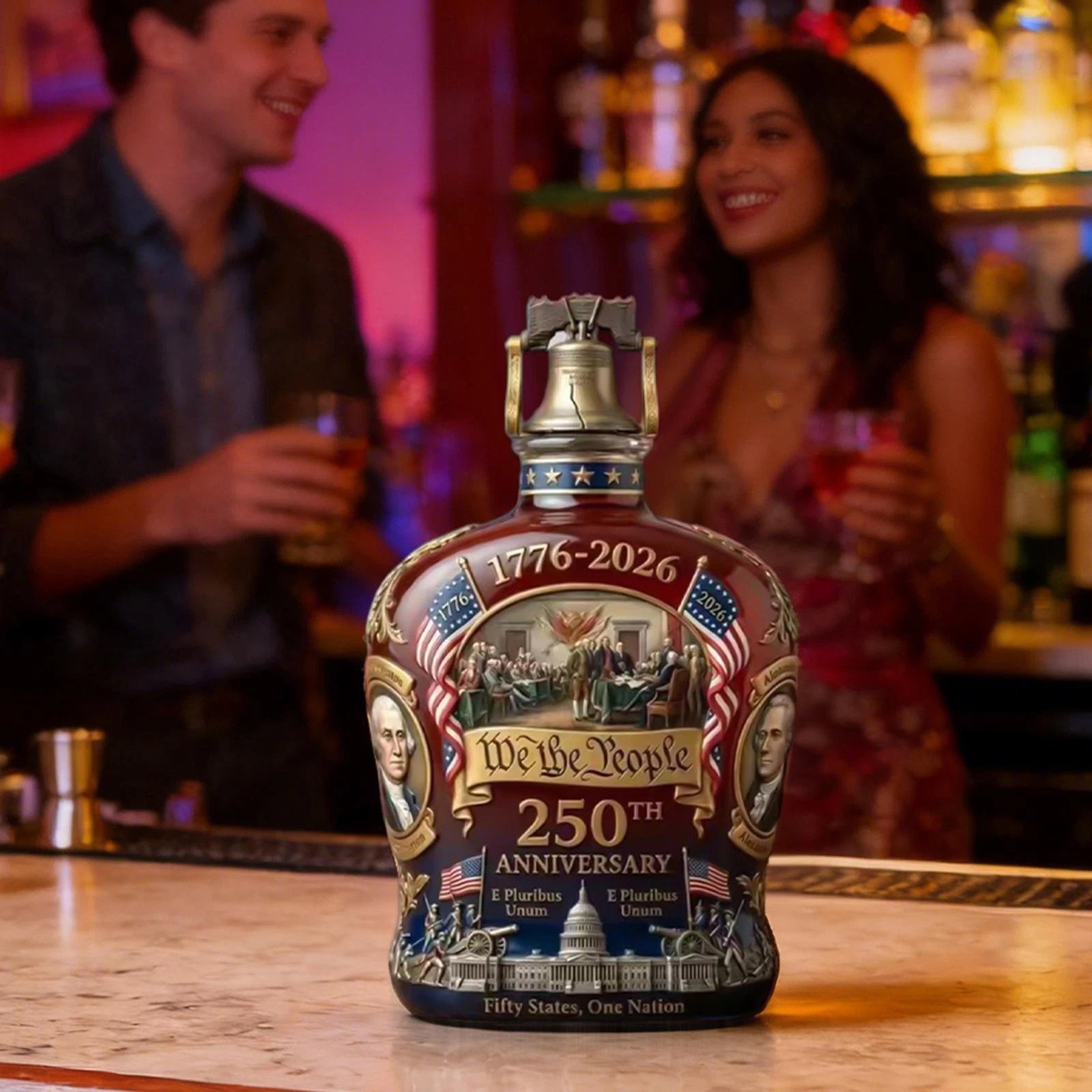 Whiskey Bottle America Us 250Th Anniversary We The People 2026 Whiskey Bottle