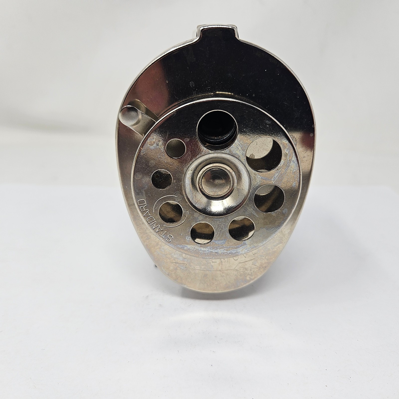 Vintage BOSTON Model KS Manual Pencil Sharpener Revolving 8 Hole Steel USA