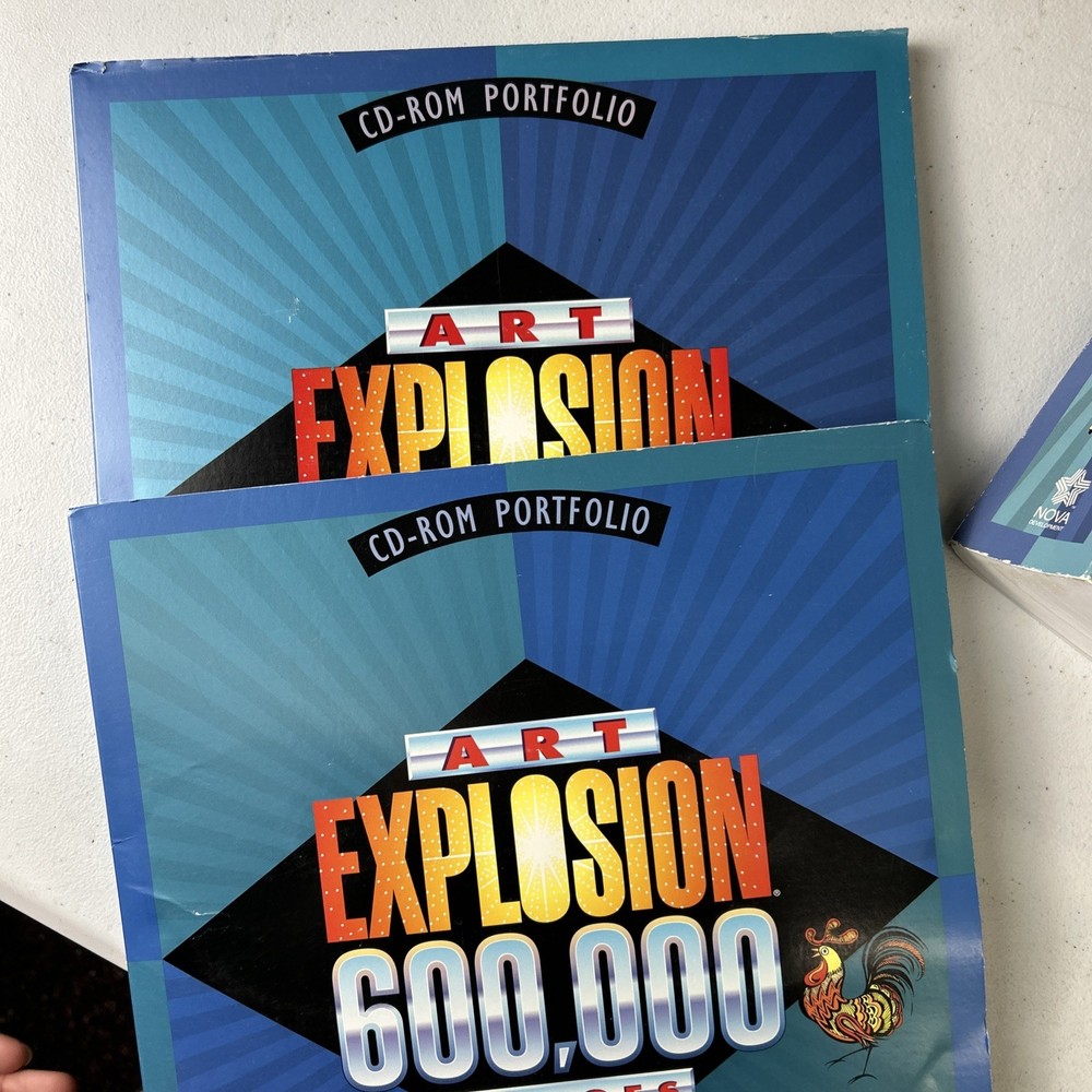 Nova Development Art Explosion 600000 Windows CDs & Manual