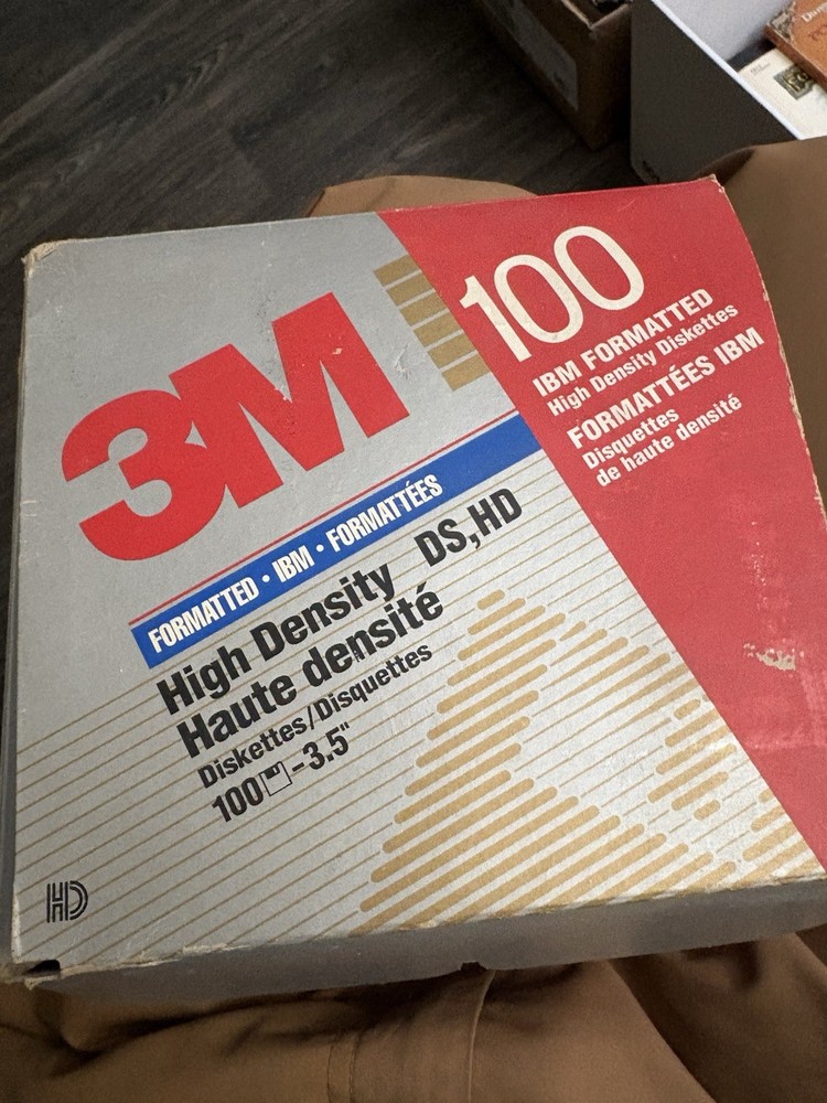 3M High Density DS HD 80 Plus disc  3.5 Inch