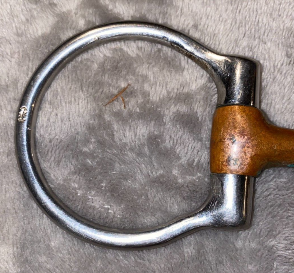 5'' OFFSET DEE BIT COPPER SNAFFLE