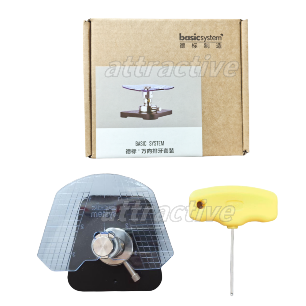 Dental Denture Alignment Basic Guide Frame Magnetic Plate Fits Amann Girrbach