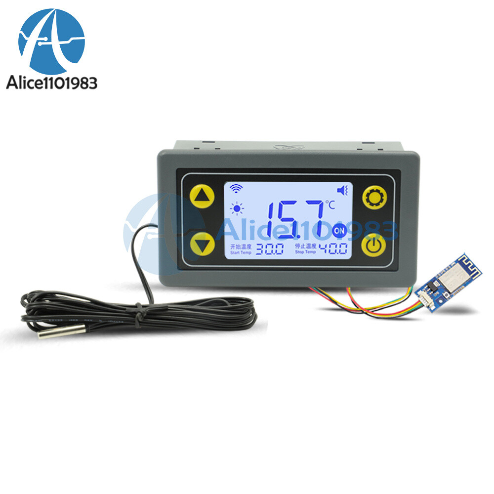 10A WiFi Remote Control High Precision Thermostat Temperature Controller DC6-30V