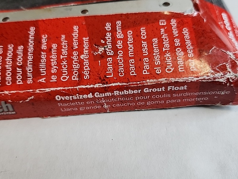 Hart Quick-Tatch Oversized Gum-Rubber Grout Float