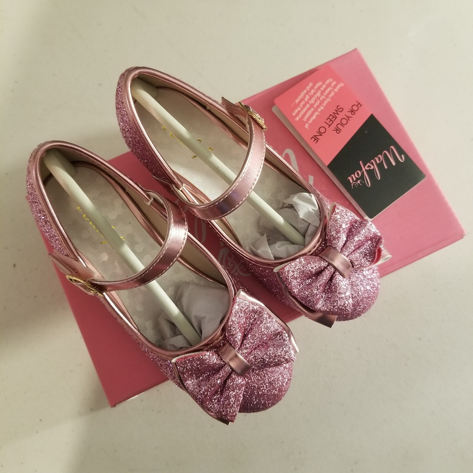 Walofou GRFZ Size 11 PINK GIRLS MARY JANE YEAR OLD CUTE DRESS SHOES