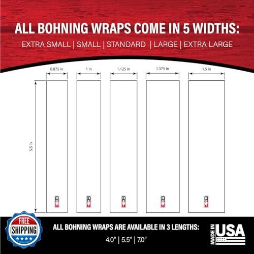 Bohning 5.5" Solid Arrow Wraps, X-Small, Blackout