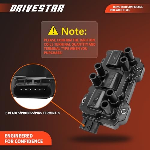 Ignition Coil Pack Compatible for Chevrolet Silverado 1500 Impala Express