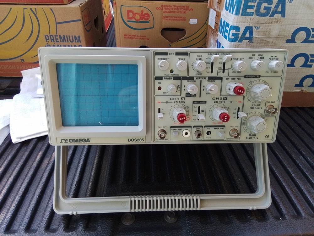 Omega BOS205 Analog Oscilloscope 2 Channel