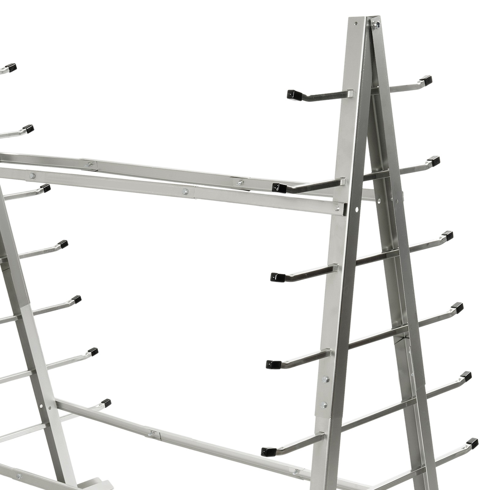 Heavy Duty Steel Horizontal Storage Rack with 7-Tier For Lumber/Pipe Organizer