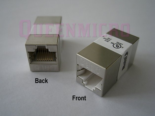 5 Pcs CAT6 Shielded Ethernet RJ45 InLine Joiner Coupler Adapter Cable Extender