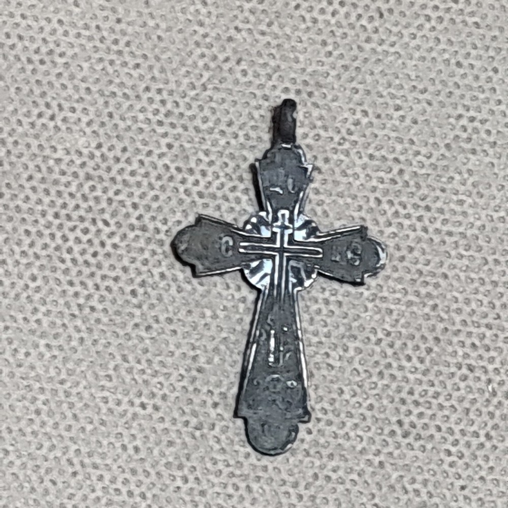 ANCIENT IMPERIAL RUSSIAN 84 SILVER cross