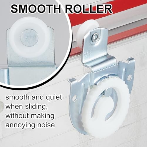 4 Piece Sliding Closet Door Hardware Rollers Wardrobe 1 Adjustable Version