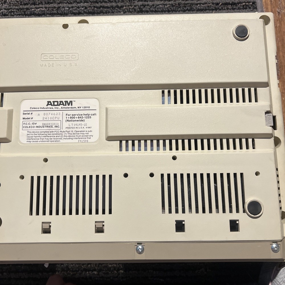 Adam Colecovision Family Computer Memory Console Untested TAKING OFFERS