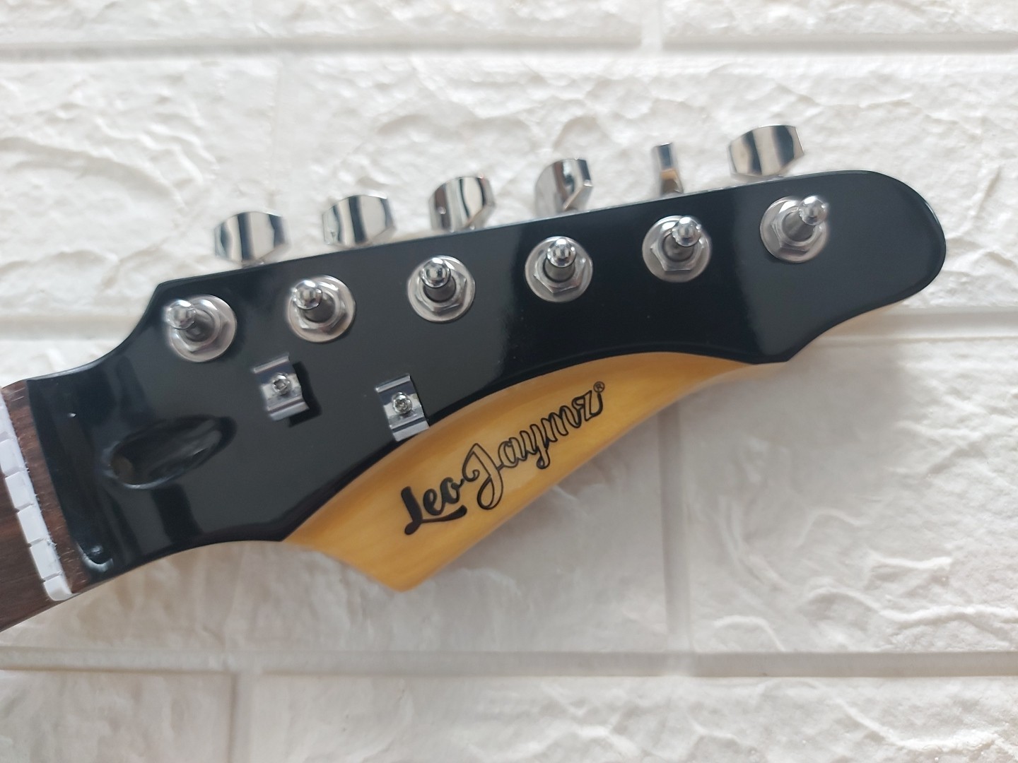 Right Handed S Type Strat 25.5" Scale Electric Guitar Neck with Tuners!