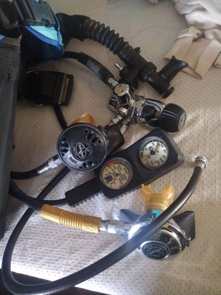 Dacor Scuba Diving Gear Lot Multi Items