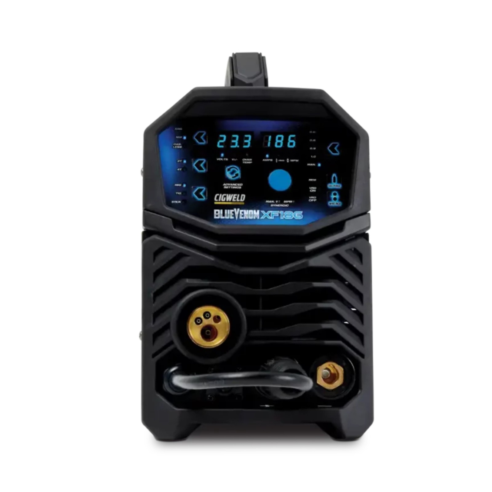 Cigweld Blue Venom XF186 Multi Welder Bundle + Helmet + Wire + Gloves W1400186