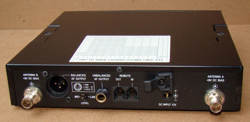Peavey ProComm PCX U1002 Pro True Diversity Wireless Lavalier Microphone System