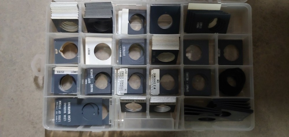 100)HONEYWELL MICROSWITCH Indicator Tags/Labels w/case