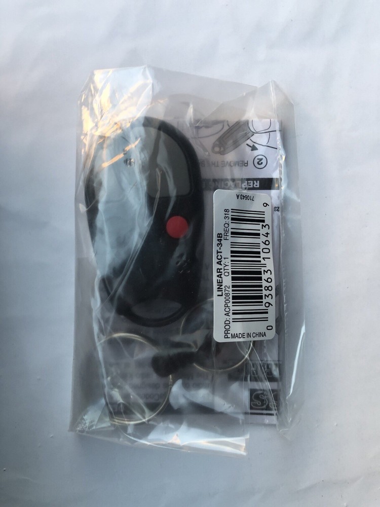 Linear ACT-34B Megacode Block Codes Access Remote Transmitter ACP00872