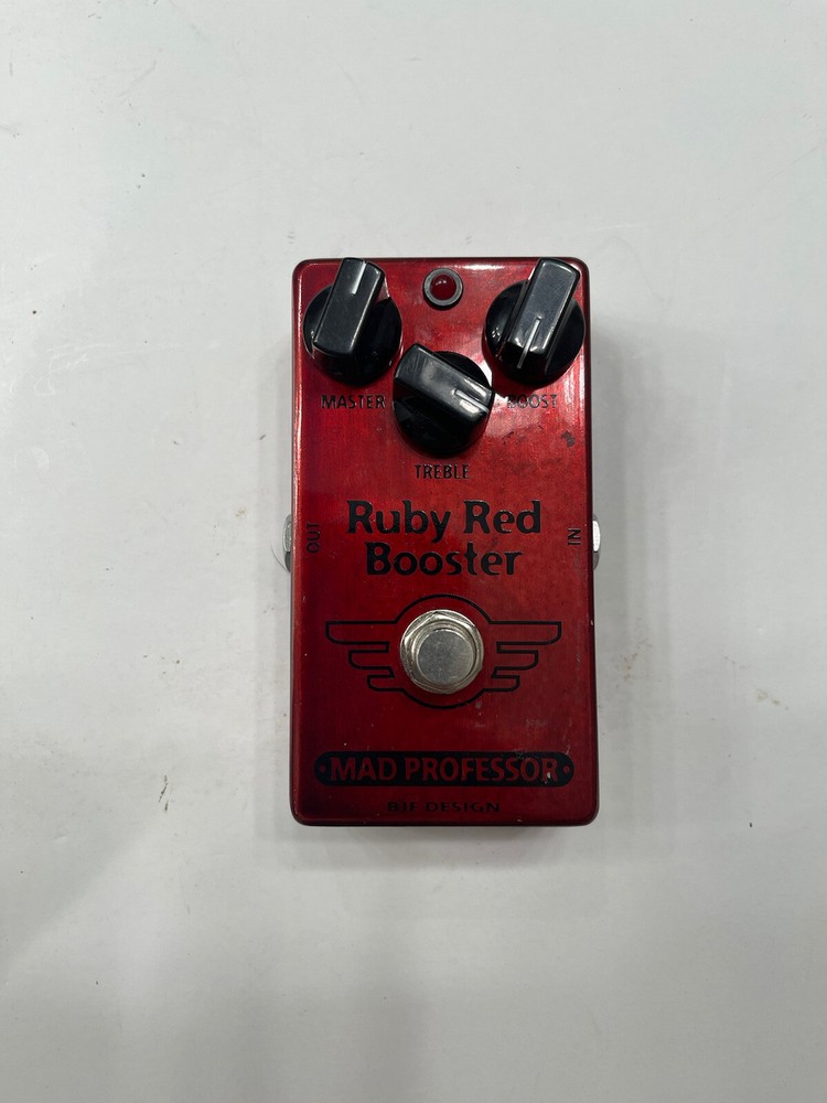 Mad Professor Ruby Red Booster Boost Overdrive Guitar Effect Pedal