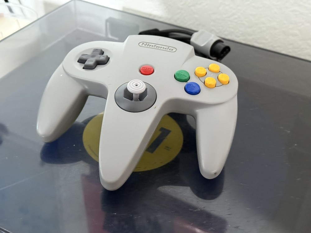 Official Nintendo 64 Gray Controller (New Hall Effect JoyStick)