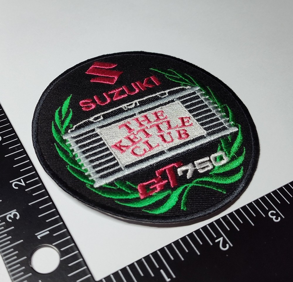 Suzuki GT750 Large Patch NOS Hook Loop Tactical Backpack NOS High Quality Patch