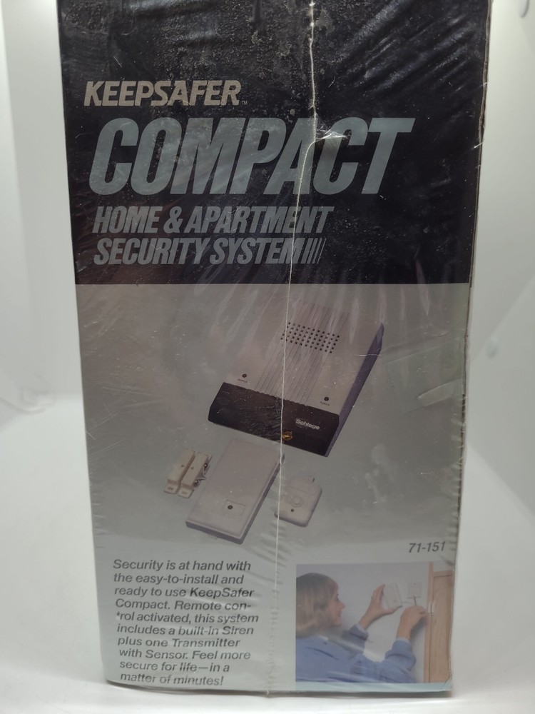 Schlage Keepsafer Compact Home & Apartment Security System w/ Remote 71-151