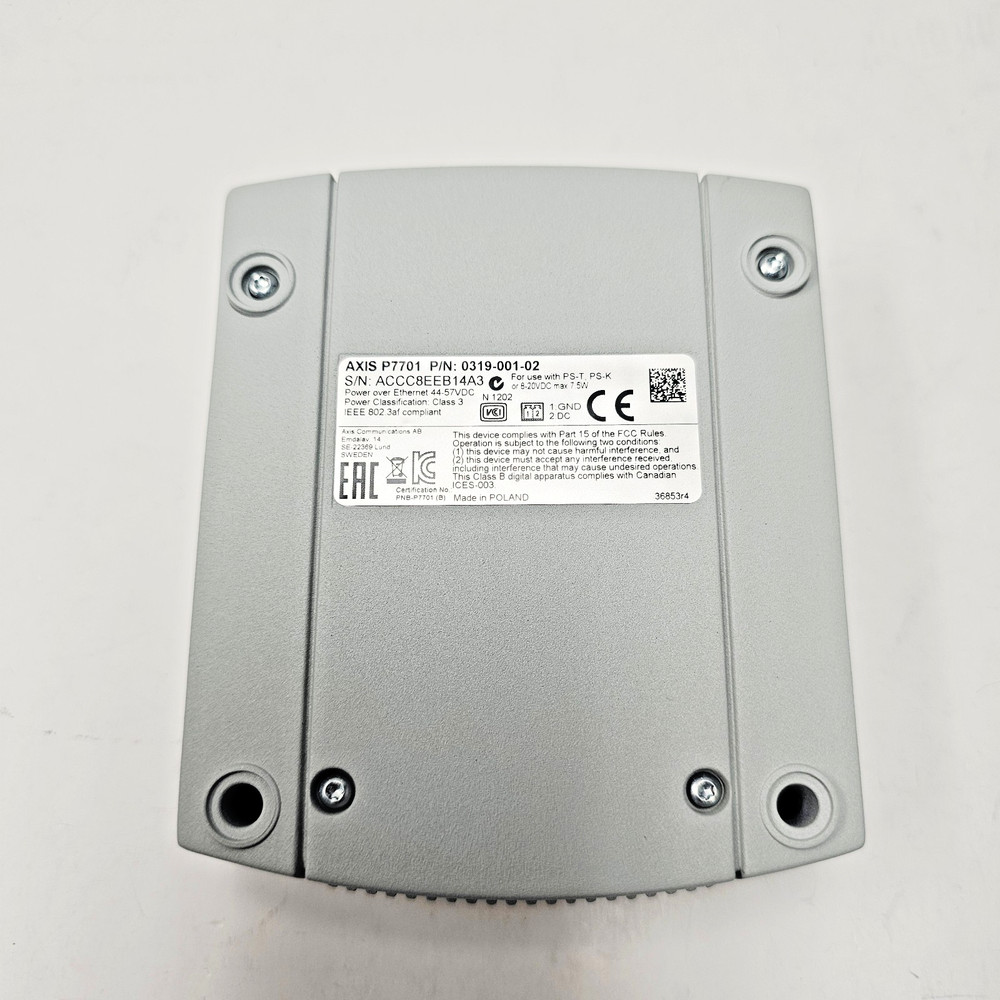 Axis P7701 P/N: 0319-004 P7701 Video Decoder NEW (Open Box)