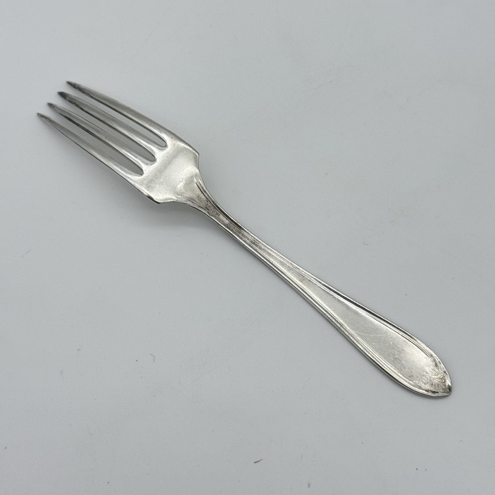 Rogers & Son AA Silverplate TRIUMPH Dinner Fork 1925