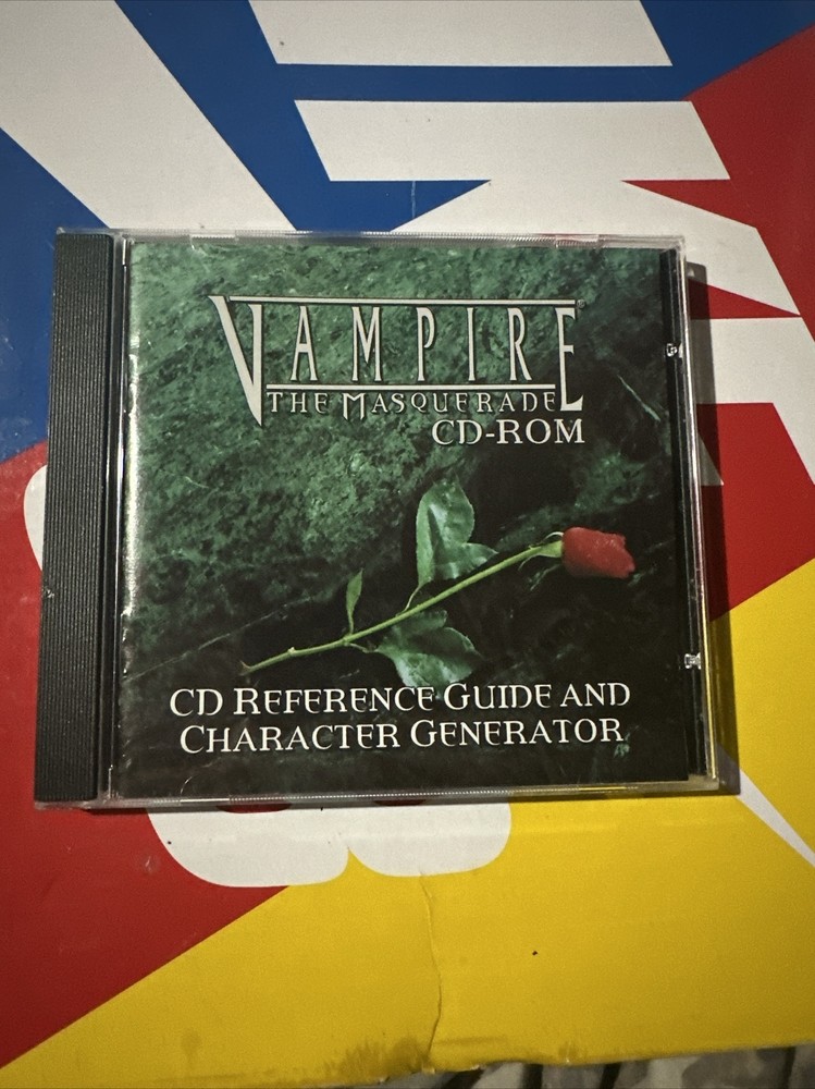 White Wolf Vampire The Masquerad  CD Reference Guide and Character Generat VG+