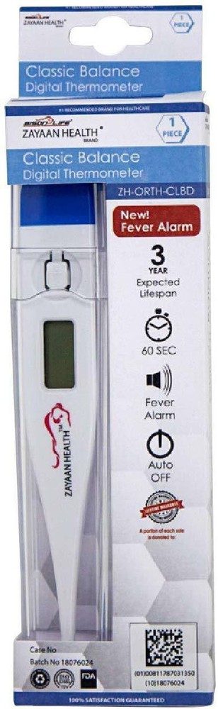 Classic Balance Digital Thermometer, High Accuracy, Rigid Sensor Tip