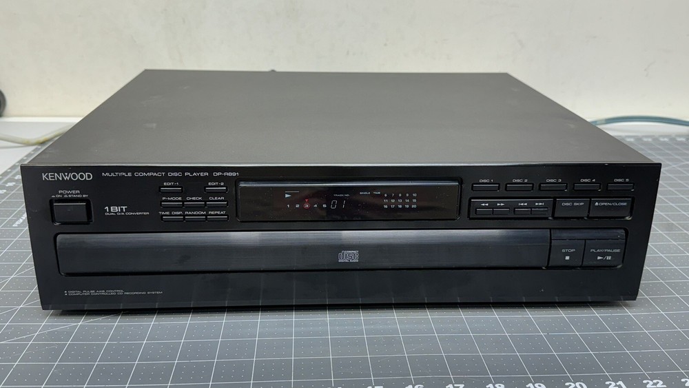 Kenwood DP-R891 Multiple Compact Disc Player Doesn’t Eject So Can’t Be Tested 🔥