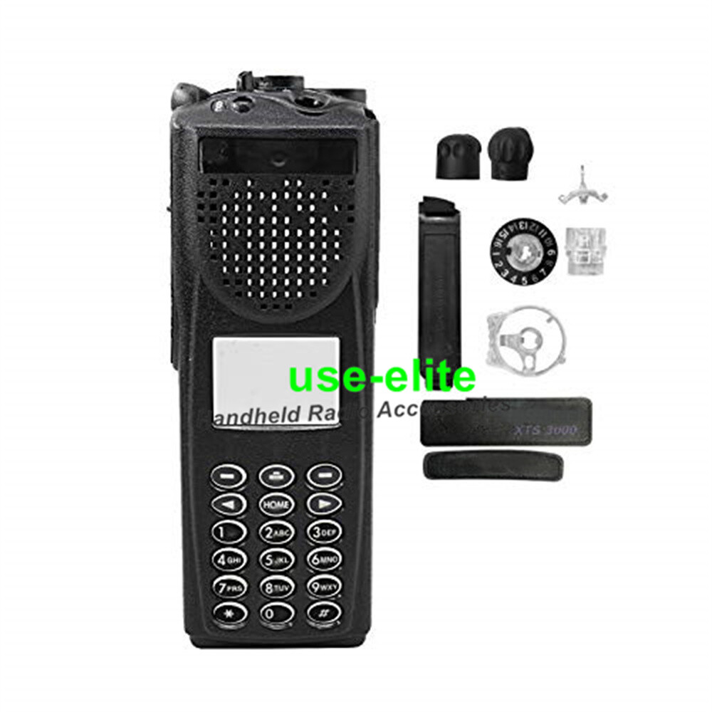 Black Replacement Front Housing Case Cover for  XTS3000 Model 3 Radio