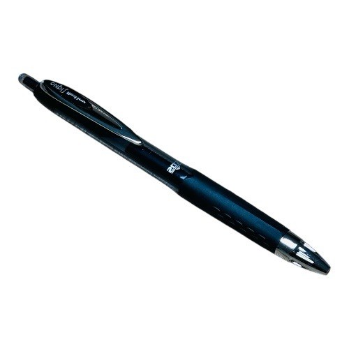 12 Pens Uniball Signo 207 Gel Roller Ball Retractable Black Ink Gel Pen 0.7mm