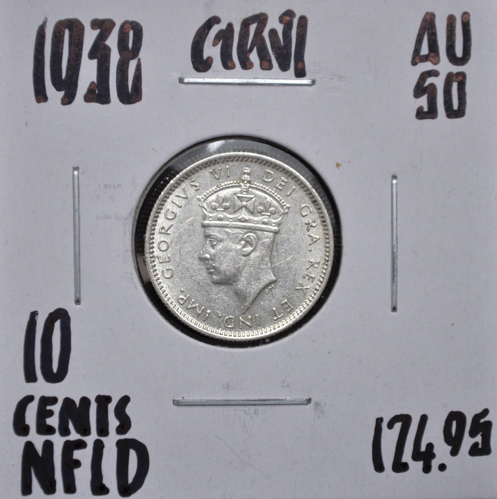 1938 Newfoundland 10 cents