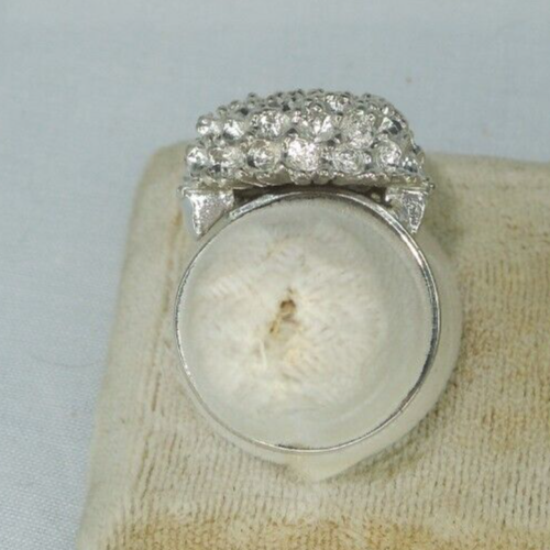 2 Ring Blanks Settings Cabochon Adjustable silver Plated Brass NEW 88V