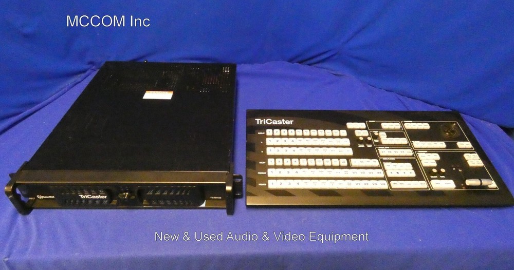 Newtek TriCaster TCXD460 Production System w/ TCXD455 Control Surface