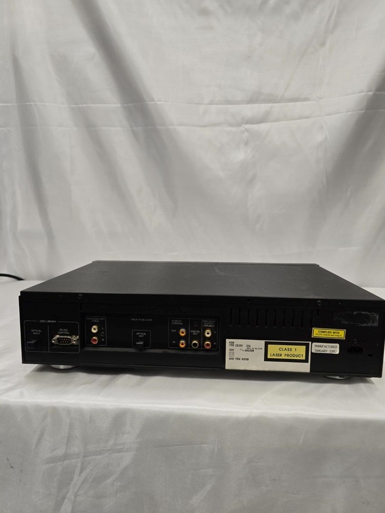 NSM CD 100 Disc Library System CD3101AC + CD3101 Untested Powers On