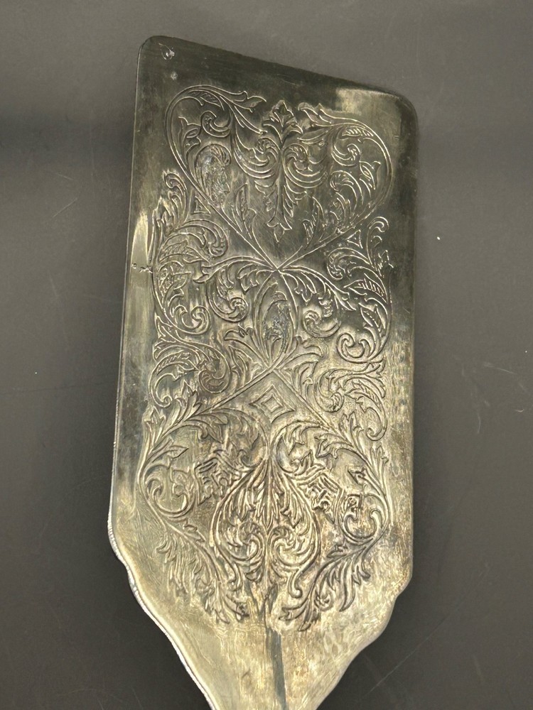 Vintage Sheffield Silver Co. King's Pattern Silverplate Lasagna Cake Server