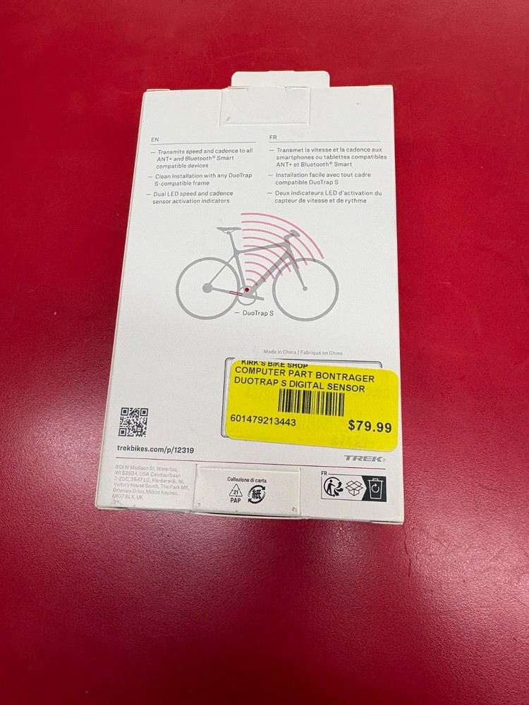 Bontrager DuoTrap S Digital Sensor - ANT+/Bluetooth