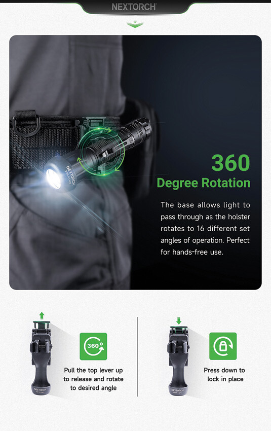 New Nextorch V55 Flashlight Holster V55