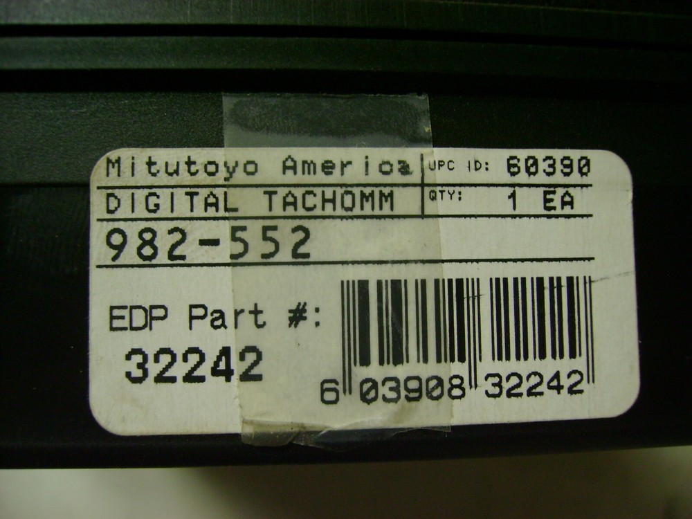 MITUTOYO TACHOMETER 7-2012