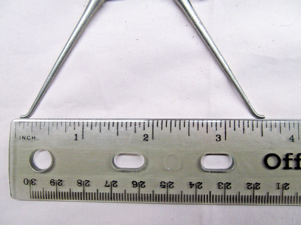 Starrett 274A-3 3" Toolmakers' Round Leg Spring Type Inside Calipers, USA